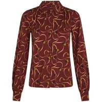 king louie King Louie Bluse Carina mit Strechkomfort, Boogie cabernet red (rot), – Produktbild 1 von 1