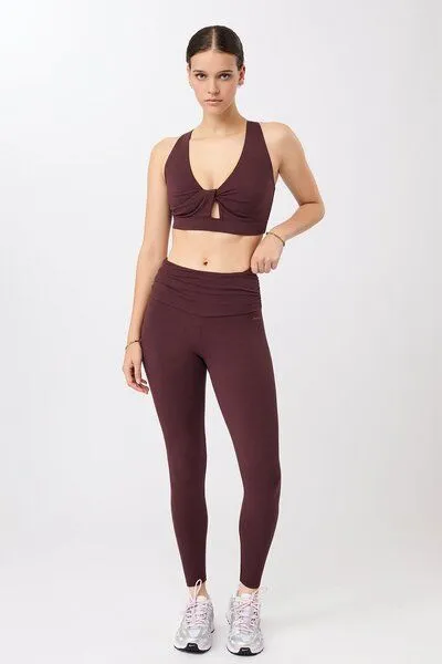 mandala Mandala Pilates Tights, Ruby (rot), – Produktbild 4 von 4