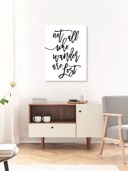 Photocircle Photocircle Poster / Leinwandbild - Not All Who Wander Are Lost – Produktbild 3 von 4