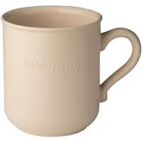 reMAIN reMAIN MAINmug - 4 St. stabile u. bruchfeste Mehrwegtassen mit Griff aus Recyclingkunststoff - nachhaltige Tassen für Heiß/Kaltgetränke - Kinderbecher - Camping - etc., Elfenbeinweiß, – Produktbild 1 von 1
