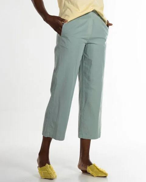 Alma & Lovis Alma & Lovis 7/8 Chino Sommerhose aus reiner Bio-Baumwolle | Summer Pants, Gobelin (hellblau), – Produktbild 3 von 4