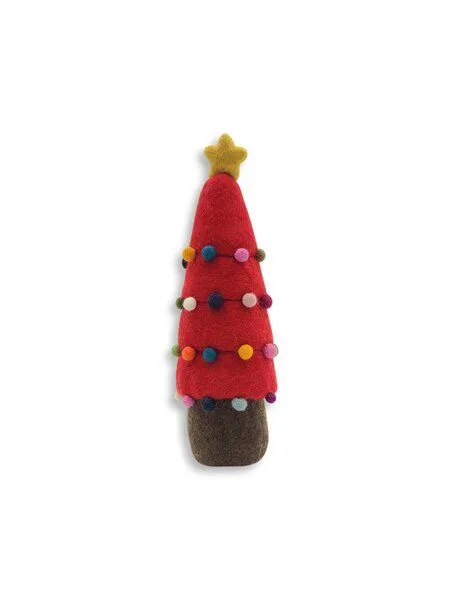 Frida Feeling Frida Feeling Filz Weihnachtsbaum, Rot, – Produktbild 1 von 2