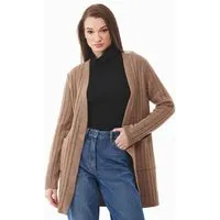 ORGANICATION ORGANICATION Langer Offener Cardigan aus Bio-Baumwolle Mix – Produktbild 1 von 1