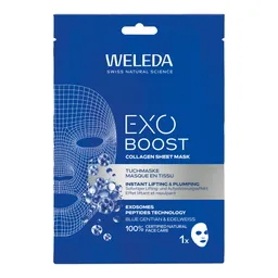 Weleda Weleda Exo Boost Collagen Tuchmaske Blauer Enzian – Produktbild 1 von 1