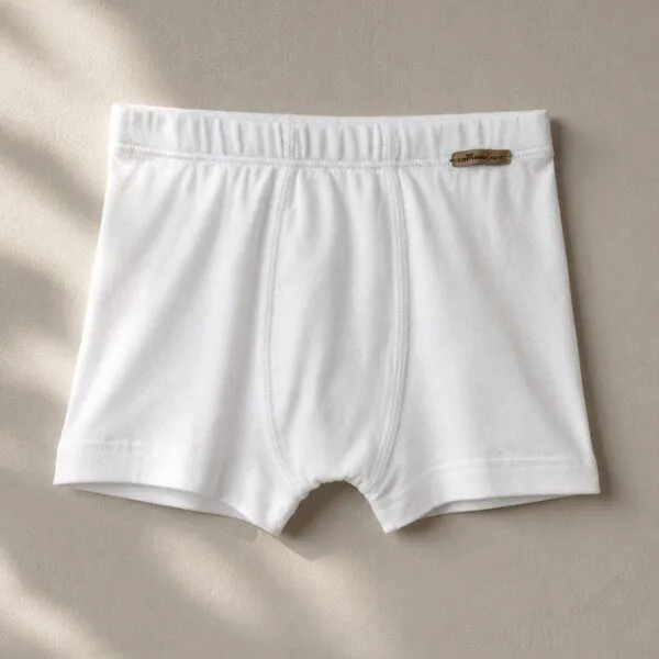 comazo|earth comazo|earth Fairtrade Natur Jungen Pants | GOTS zertifiziert, Weiss, – Produktbild 1 von 4