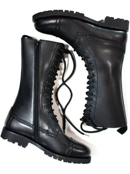 Will's Vegan Shop Will's Vegan Shop Goodyear Welt 14 Eye Stiefel Damen – Produktbild 1 von 1