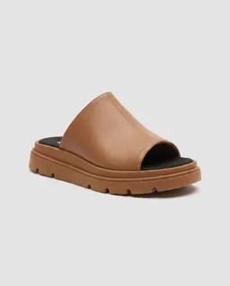 BOHEMA BOHEMA Damen vegan Pantoletten Kado Kamelbraun – Produktbild 1 von 1