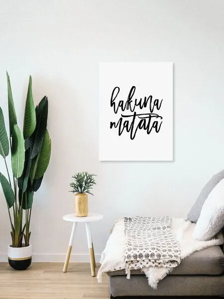 Photocircle Photocircle Poster / Leinwandbild - Hakuna Matata No2 – Produktbild 4 von 8