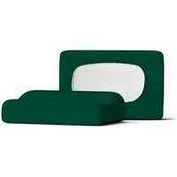 Schlafgut Schlafgut Nacken-/Gesundheitskissenbezug Knitted Jersey flexible - 95% Biobaumwolle, 5% Elasthan - uni, Green deep, – Produktbild 1 von 1
