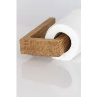 kleiderleiter de kleiderleiter_de Toilettenpapierhalter MAX aus massiver Eiche – Produktbild 1 von 1