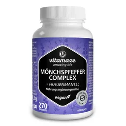 vitamaze Mönchspfeffer Komplex + Frauenmantel Kapseln – Produktbild 1 von 1