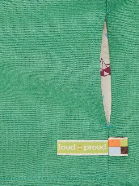 loud + proud loud + proud Babys & Kinder Outdoorjacke Uni mit Futter, GOTS-zertifiziert, Bamboo(grün), – Produktbild 4 von 4