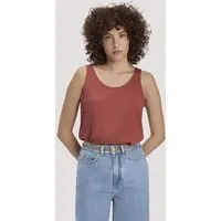 hessnatur hessnatur Jersey Top Relaxed aus TENCEL Lyocell mit Bio-Baumwolle, Terrakotta, – Produktbild 1 von 1