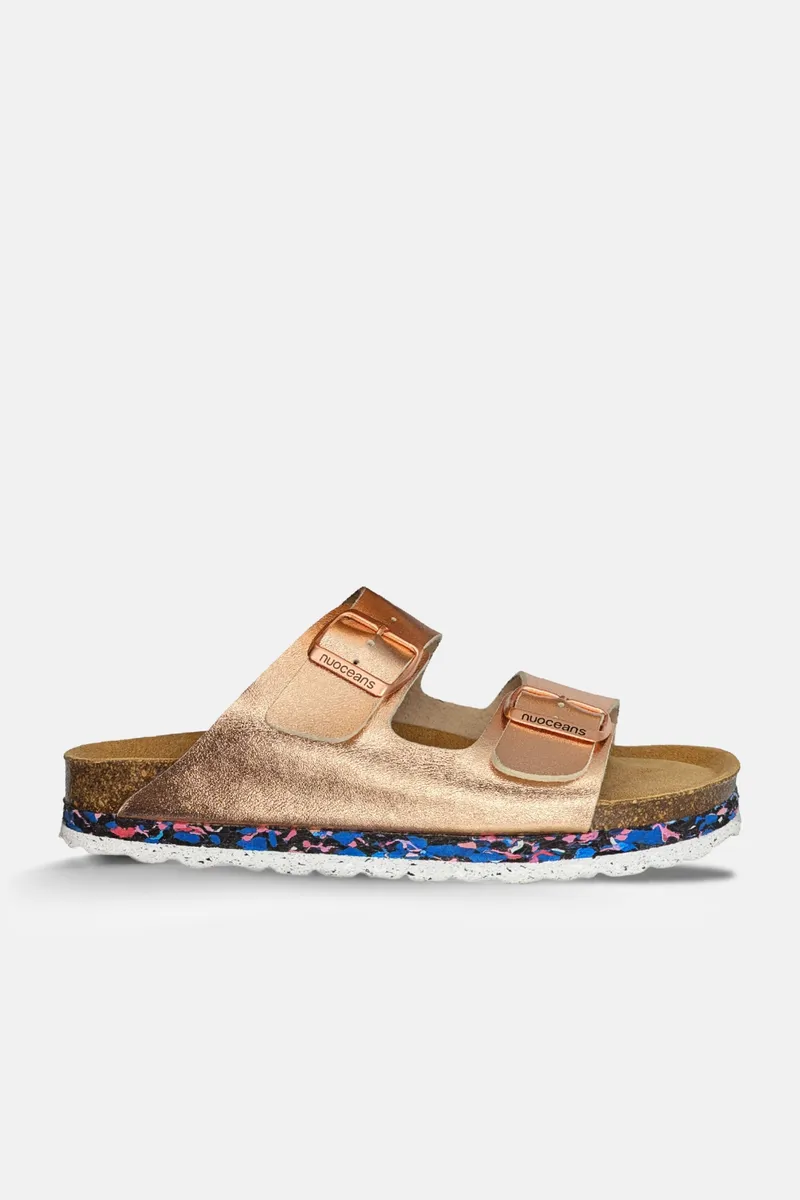 Nuoceans Nuoceans Damen vegan Sandalen Rosy Roségold, Roségold, – Produktbild 2 von 2