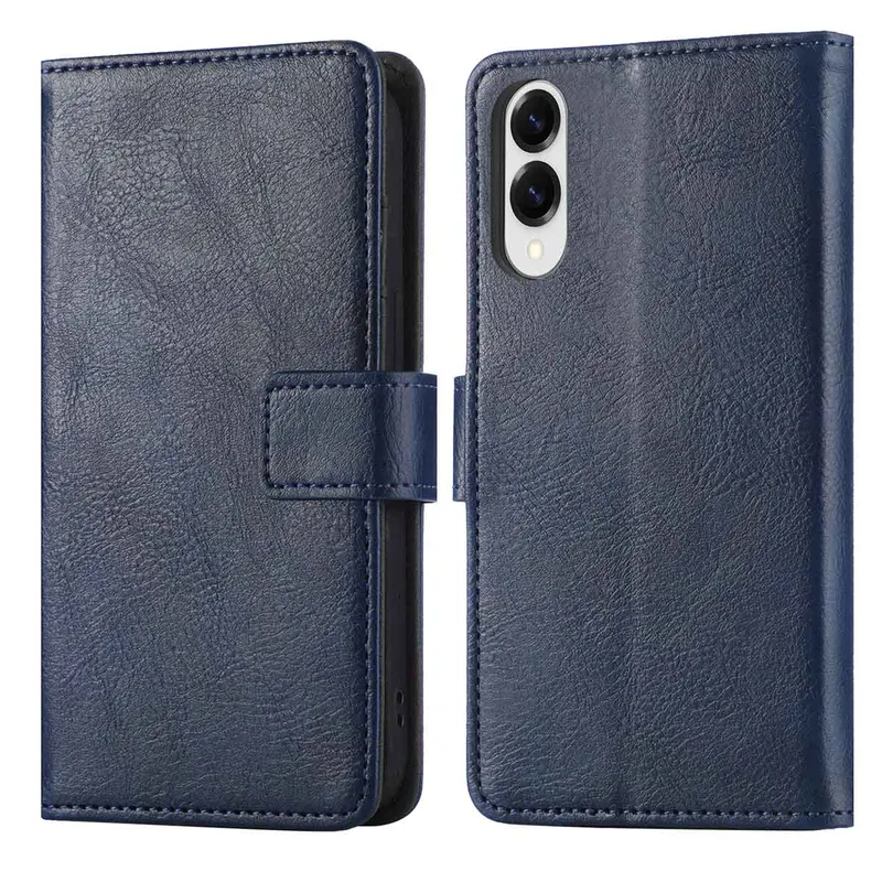 imoshion imoshion Luxuriöse Klapphülle für das Samsung Galaxy S25 Edge, Dunkelblau, – Produktbild 1 von 1
