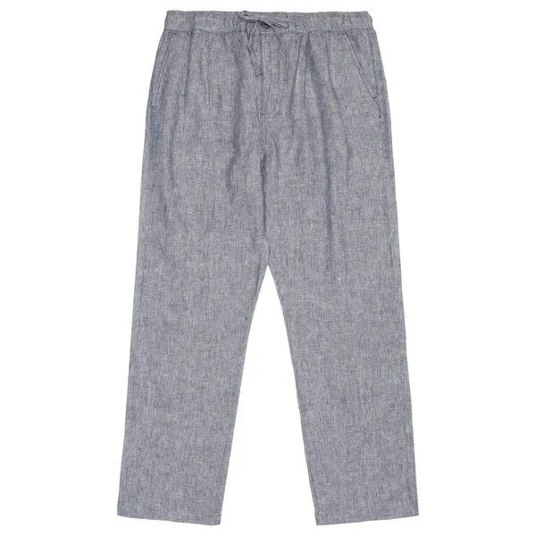KnowledgeCotton Apparel KnowledgeCotton Apparel Leinenhose Loose Linen, Vintage indigo, – Produktbild 1 von 3