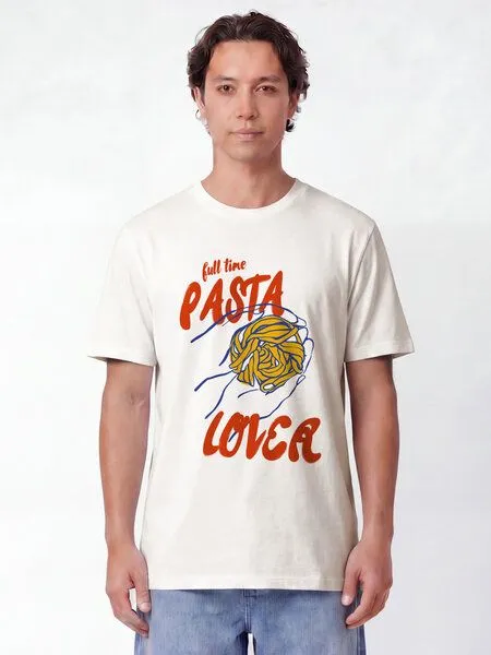 watapparel watapparel T-Shirt Unisex Pasta lover, Off white, – Produktbild 2 von 2