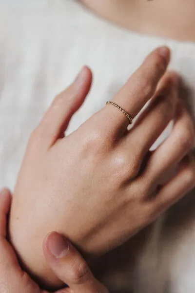 Jyoti - Fair Works Jyoti - Fair Works Ring Golee Messing – Produktbild 3 von 4