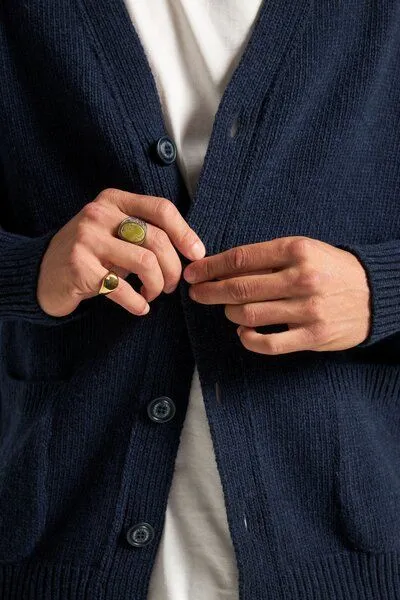 Trendsplant Trendsplant Relleu Cardigan Dark Navy, Blau, – Produktbild 3 von 4