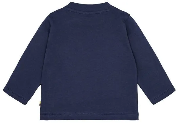 loud + proud loud + proud Babys & Kinder Interlock Shirt mit Druckmotiv, GOTS-zertifiziert, Ultramarine(blau), – Produktbild 2 von 3