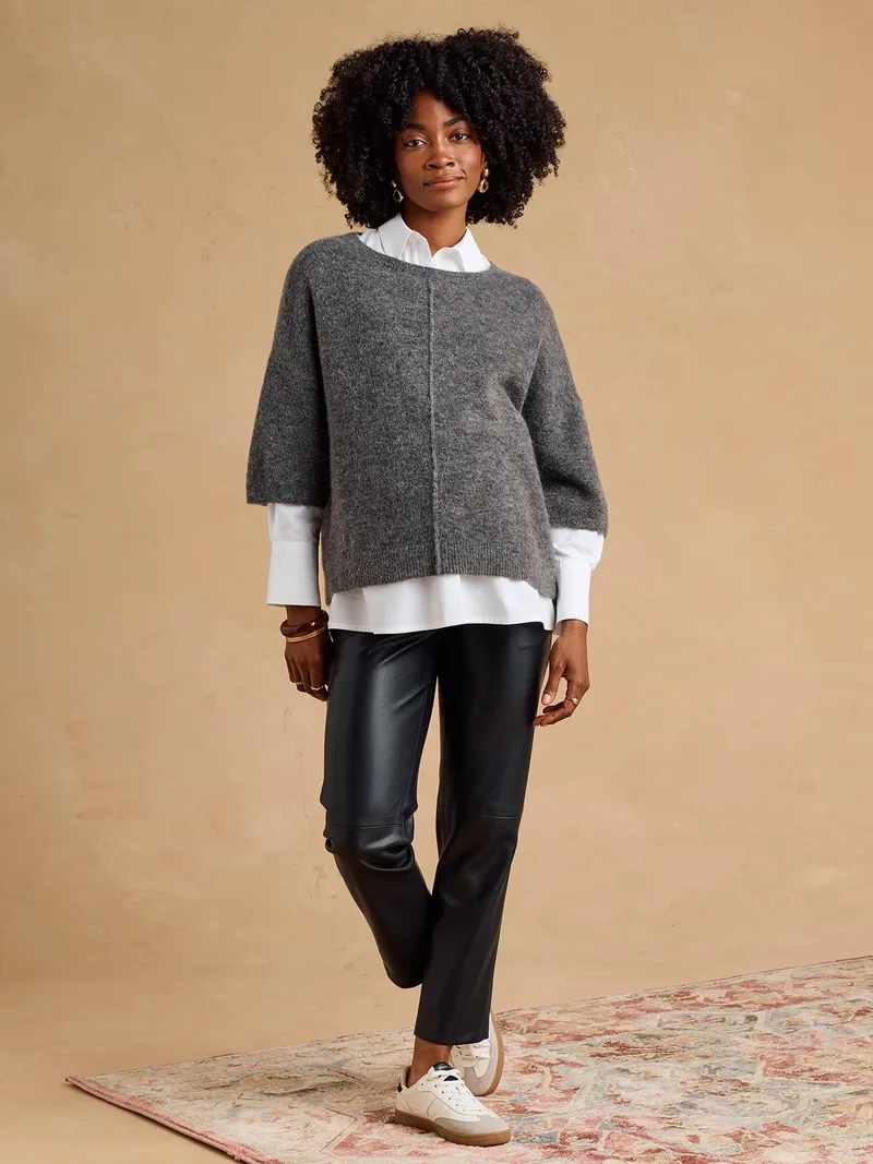 Envie De Fraise Pullover für Schwangerschaft & Stillzeit, Schokolade, – Produktbild 1 von 4