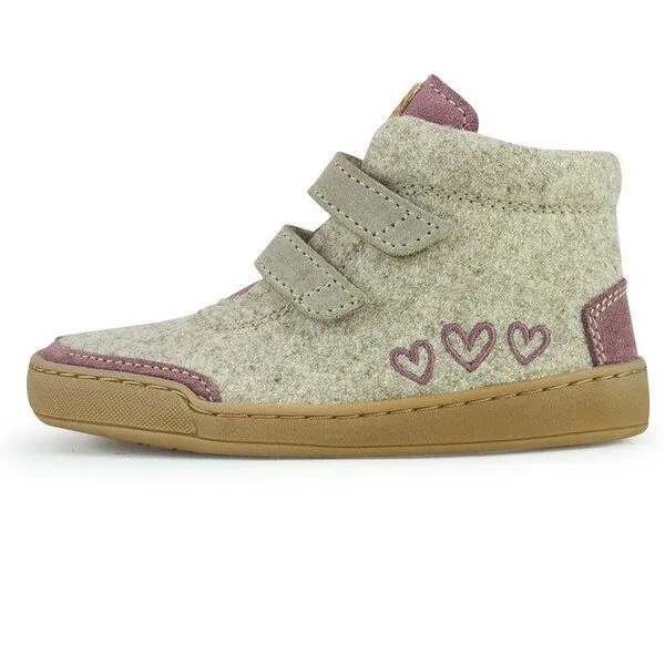 Doghammer Doghammer Warmer Barfußschuh für Kinder - Kids Terrar Wool High, Lila, – Produktbild 1 von 4