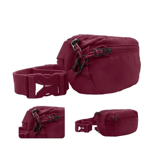 FUCHS & REBELL FUCHS & REBELL MIKA Mini Hip Bag Anti-Diebstahl, Berry, – Produktbild 3 von 4