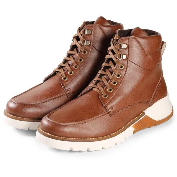 Fairticken Fairticken Hohe vegane Winterschuhe NICOLAU Men, Braun, – Produktbild 2 von 4