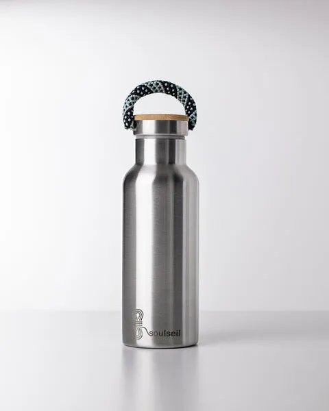 soulseil soulseil Thermo-Trinkflasche, Schwarz, – Produktbild 1 von 4