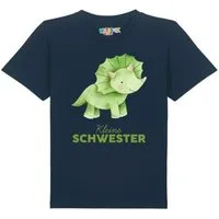 watabout kids watabout.kids T-Shirt Kinder Dinosaurier 01 Kleine Schwester, French navy, – Produktbild 1 von 1