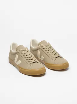Veja Veja Herren-Sneaker Campo Suede Taupe Pierre Natural – Produktbild 1 von 1
