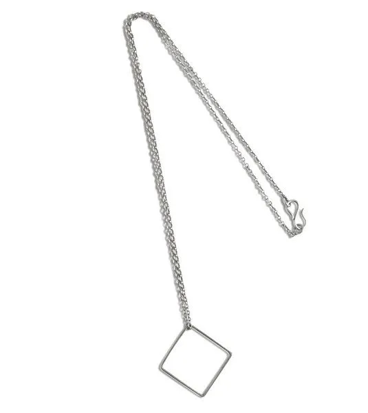 ting goods ting goods Halskette Single Shape aus Messing oder Silber – Produktbild 4 von 8
