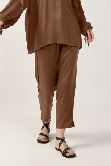 Neu Nomads Neu Nomads Damen vegan Hose Belmont Cognac, Braun, – Produktbild 1 von 1