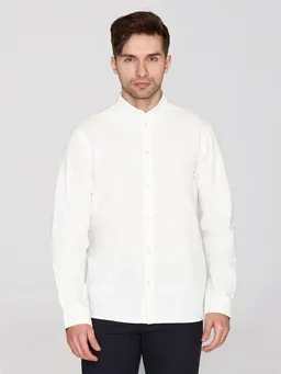 KnowledgeCotton Apparel KnowledgeCotton Apparel Oxford Hemd - HARALD small owl oxford regular fit shirt - aus Bio-Baumwolle – Produktbild 1 von 1