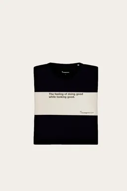 KnowledgeCotton Apparel KnowledgeCotton Apparel Herren vegan 3er-Pack T-Shirts, Regular-Passform V-Ausschnitt, Schwarz Jet – Produktbild 1 von 1