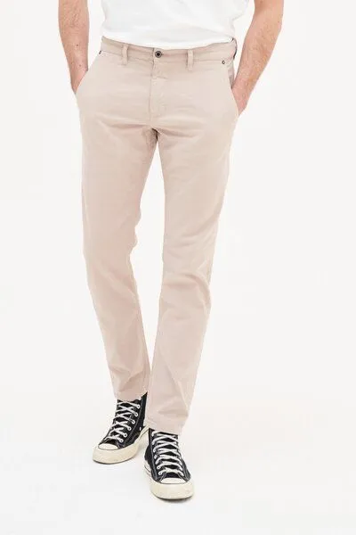 Kuyichi Kuyichi Chino Hose - Dexter, Braun (sand), – Produktbild 1 von 2