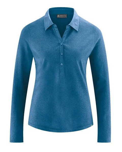 HempAge HempAge Hanf Bluse, Sea (blau), – Produktbild 1 von 1
