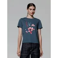 watapparel watapparel T-Shirt Frauen Blume in Wasserfarbe 01, Stargazer, – Produktbild 1 von 1