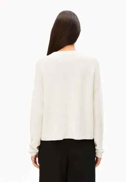 ARMEDANGELS ARMEDANGELS MERINAA Damen Pullover aus Bio-Baumwolle, Oatmilk, – Produktbild 2 von 4