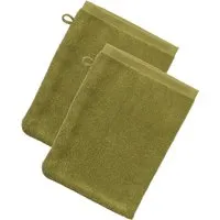 Living Crafts LIVING CRAFTS - Home Waschhandschuh, 2er-Pack - Khaki (100% Bio-Baumwolle), Nachhaltige Mode, Bio Bekleidung, Khaki, – Produktbild 1 von 2
