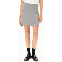 ARMEDANGELS ARMEDANGELS VANJARAA MINI Damen Jerseyrock aus LENZING ECOVERO Viskose Mix, Silver melange, – Produktbild 1 von 1