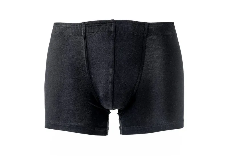 HERMKO Boxer 8900 (Pack, 2er) Bio-Baumwolle/Elastan Dehnbund ohne Eingriff hergestellt in EU, Schwarz, – Produktbild 3 von 3