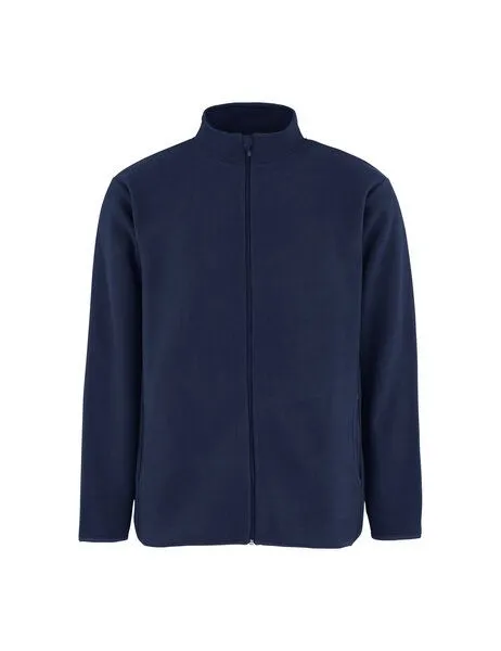 Neutral Neutral® Herren Unisex Fleecejacke Jacke Übergangsjacke von Neutral RPet Recyceltes Polyester Übergrösse bis 5XL Plus Size, Navy, – Produktbild 2 von 4