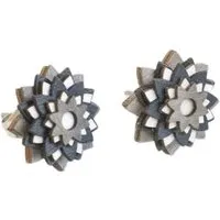BeWooden BeWooden Ohrstecker mit Holzdetails | "Nox Star Flower" Ohrringe – Produktbild 1 von 1