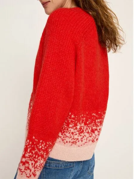 LANIUS LANIUS Jacquard Pullover, Red alert, – Produktbild 4 von 4