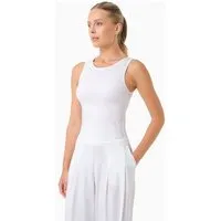 ORGANICATION ORGANICATION ANNYA | Sportliches Tanktop aus recyceltem Polyamid, White, – Produktbild 1 von 1