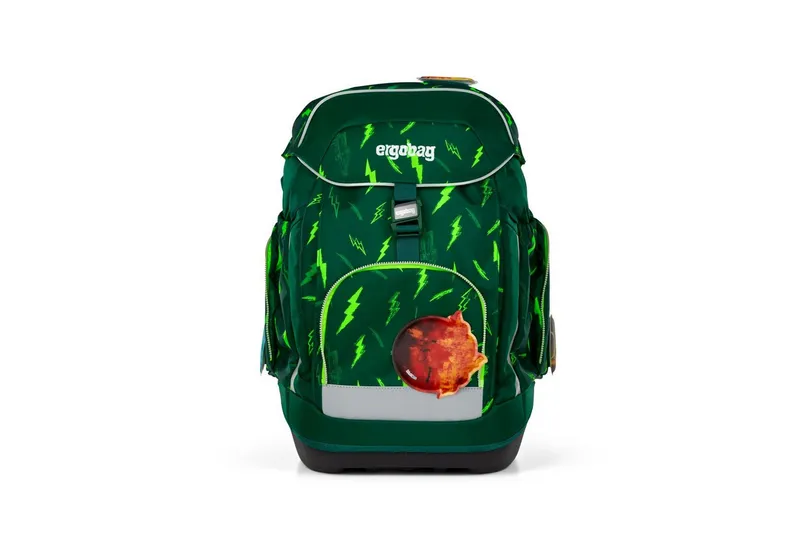 Ergobag Ergobag Schulranzen Schulranzen-Set MAXI Bärtastisch 6-teilig, 25/26 (6-teilig), ergonomisch, ab 1. Klasse, Your-Size-System, Grün, – Produktbild 2 von 4