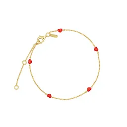 Design Letters Little Big Love Multiple Hearts Armband - vergoldet – Produktbild 1 von 1