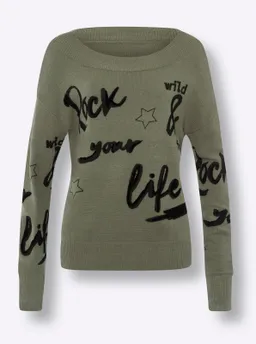 heine Strickpullover khaki – Produktbild 1 von 1