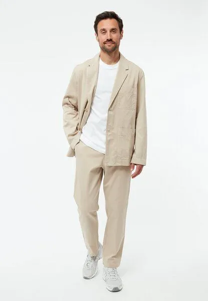 Givn Berlin Givn Berlin Leichte Jacke GBJASPER aus Bio-Baumwolle, Oat beige, – Produktbild 2 von 3